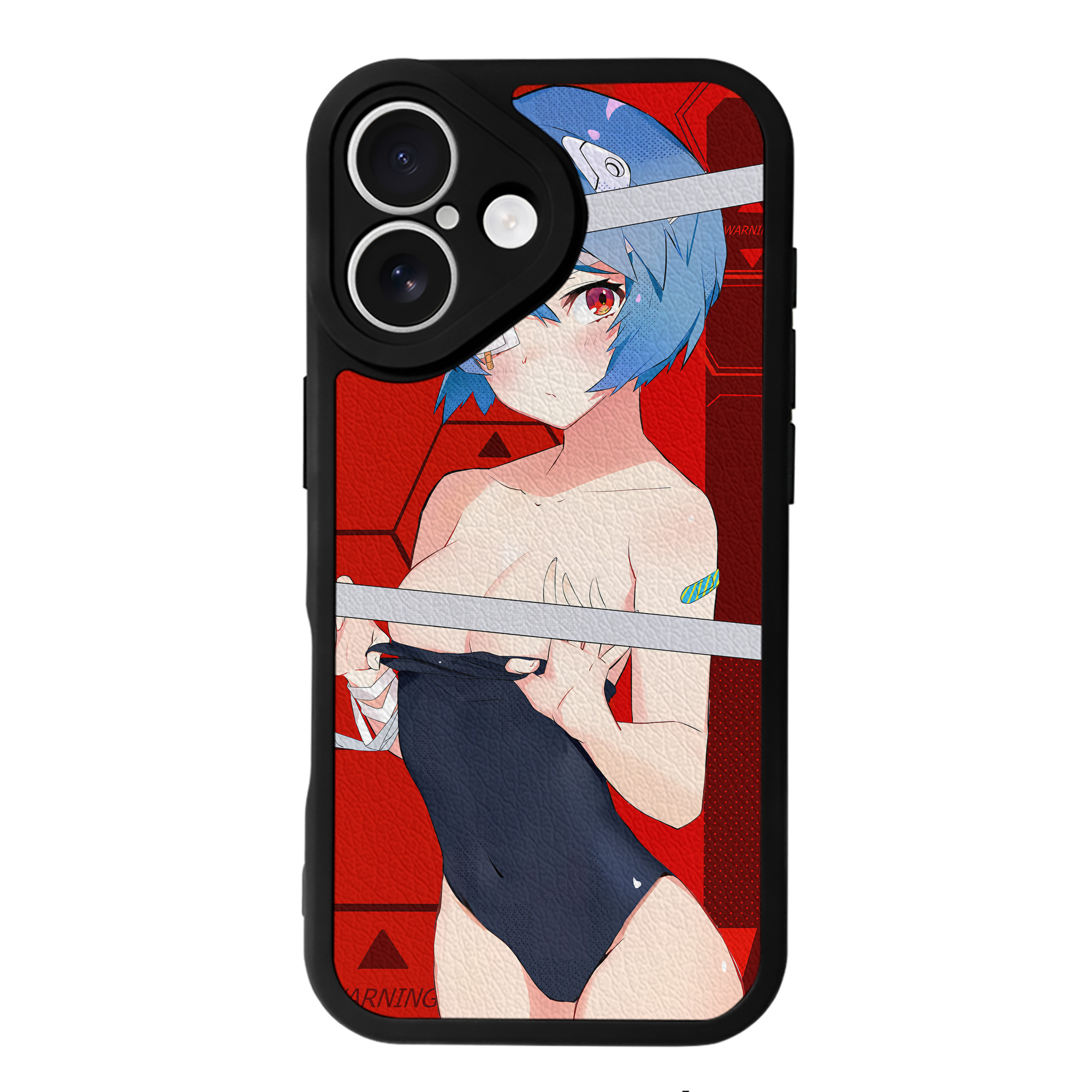 （画像用） EVA 新世紀エヴァンゲリオン 【iPhone 16シリーズ対応】シリコンスマホケース（レザー調） 材質：シリコン